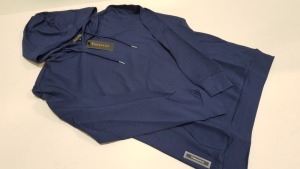 12 X BRAND NEW VINCENTIUS NAVY BLUE ADULT HOODIES IN SIZE L - RRP £59 PP TOTAL £708