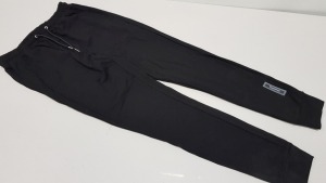 20 X BRAND NEW VINCENTIUS BLACK ADULT JOGGING PANTS IN ASSORTED SIZES - RRP £35 PP TOTAL £700