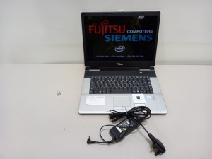 FUJITSU AMILO L7320 LAPTOP WITH CHARGER NO OPERATION SYSTEM