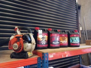 1 X (STIHL) BG85 COMMERCIAL LEAF BLOWER AND 4 X 5LITRE TUBS OF (DRAGON FORCE) NUTRIENT ROOT FEEDER