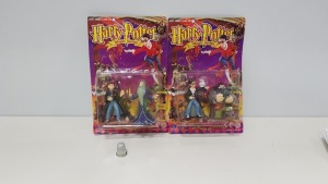 60 X BRAND NEW HARRY POTTER MAGIC SERIES 2 X FIGURINES IE RON, DUMBLEDORE, HARRY AND HAGRID