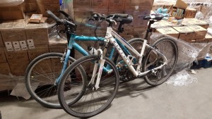 2 X BIKES IE CARRERA CROSSFIRE AND A CLAUDE BUTLER VANTAGE