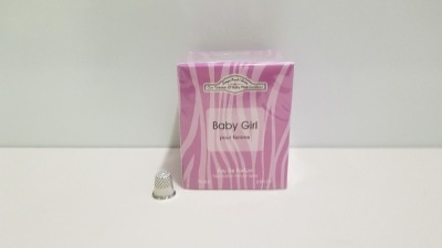 48 X BRAND NEW DESIGNER FRNCH COLLECTION BABY GIRL EAU DE PERFUM 75ML 2.5FL.OZ.