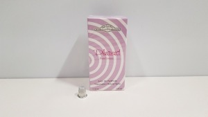 50 X BRAND NEW DESIGNER FRENCH COLLECTION PLEASED POUR FEMME EAU DE PERFUME 100ML 3.4FL.OZ. (IN ONE BOX AND 2 LOOSE)