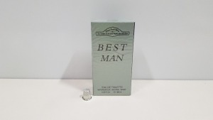 50 X BRAND NEW DESIGNER FRENCH COLLECTION BEST MAN EAU DE TOILETTE 100ML 3.33FLO.OZ. (IN ONE BOX AND 2 LOOSE)