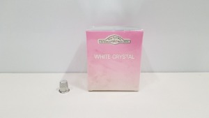 50 X BRAND NEW DESIGNER FRENCH COLLECTION WHITE CRYSTAL EAU DE PERFUM 100ML 3.4FL.OZ. (IN ONE BOX AND 2 LOOSE)