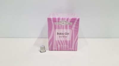 50 X BRAND NEW DESIGNER FRENCH COLLECTION BABY GIRL EAU DE PERFUM 75ML 2.5FL.OZ.Z (IN ONE BOX AND 2 LOOSE)