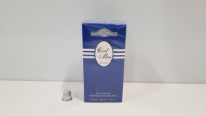 50 X BRAND NEW DESIGNER FRENCH COLLECTION COOL MEN EAU DE TOILETTE 100ML 3.4FL.OZ. (IN ONE BOX AND 2 LOOSE)