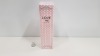 50 X BRAND NEW DESIGNER FRENCH COLLECTION LOVE ME EAU DE PERFUM 100ML 3.4FL.OZ. (IN ONE BOX AND 2 LOOSE)