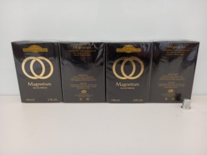 50 X BRAND NEW DESIGNER FRENCH COLLECTION MAGNETISM EAU DE PARFUM 100ML 3.3FL.OZ. ( IN ONE BOX AND 2 LOOSE)