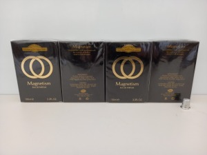 50 X BRAND NEW DESIGNER FRENCH COLLECTION MAGNETISM EAU DE PARFUM 100ML 3.3FL.OZ. ( IN ONE BOX AND 2 LOOSE)
