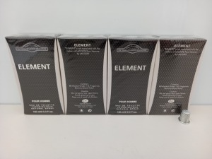 50 X BRAND NEW DESIGNER FRENCH COLLECTION ELEMENT POUR HOMMME EAU DE TOILETTE 100ML 3.3FL.OZ. ( IN ONE BOX AND 2 LOOSE)