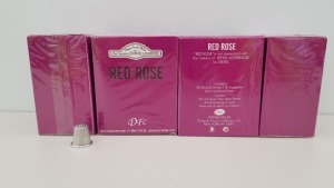 48 X BRAND NEW DESIGNER FRENCH COLLECTION RED ROSE EAU DE PARFUM 80ML 2.7FL.OZ.