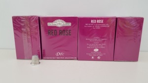 48 X BRAND NEW DESIGNER FRENCH COLLECTION RED ROSE EAU DE PARFUM 80ML 2.7FL.OZ.