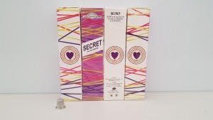 50 X BRAND NEW DESIGNER FRENCH COLLECTION SECRET EAU DE PARFUM NATURAL SPRAY 100ML 3.3FL.OZ. ( IN ONE BOX AND 2 LOOSE)
