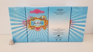 48 X BRAND NEW DESIGNER FRENCH COLLECTION JUBILEE FOR WOMEN EAU DE PARFUM 100ML 3.3FL.OZ.