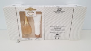 48 X BRAND NEW DESIGNER FRENCH COLLECTION PRETTY WOMEN EAU DE PARFUM 100ML 3.0FL.OZ. AND PERFUMED BODY LOTION 90ML 3.0FL.OZ.