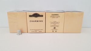 50 X BRAND NEW DESIGNER FRENCH COLLECTION CHARMING EAU DE PARFUM NATURAL SPRAY 100ML 3.3FL.OZ. ( IN ONE BOX AND 2 PICK LOOSE)
