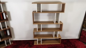 BRAND NEW CONTENT BY TERRANCE CONRAN COUNTER BALANCE TALL SHELVING COLOUR OAK / WHITE SIZE 180 X 120