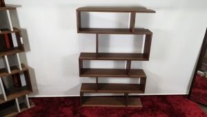 BRAND NEW CONTENT BY TERRANCE CONRAN COUNTER BALANCE TALL SHELVING COLOUR WALNUT SIZE 180 X 120 X