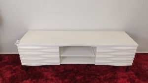 BRAND NEW CONTENT BY TERRANCE CONRAN WAVE MEDIA WHITE SIZE 150 X 50 X 48cm RRP £1445