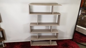 BRAND NEW CONTENT BY TERRANCE CONRAN COUNTER BALANCE TALL SHELVING COLOUR BEIGE - GREY SIZE 180 X
