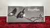 BRAND NEW FREEDMAN BLACK OFFICE SWIVEL CHAIR IN 1 BOXED - RRP £990