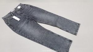 14 X BRAND NEW TOPSHOP EDITOR GREY DENIM JEANS SIZE UK 12 - RRP-£49.00 (TOTAL RRP £686.00)