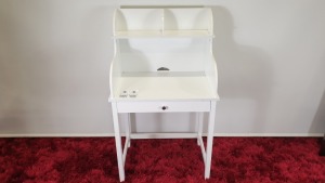 4 X WHITE DRESSING / COMPUTER TABLES - BRAND NEW AND BOXED