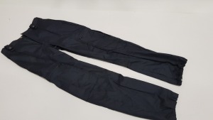 20 X PAIRS OF VARIOUS BLACK WORK PANTS IN VARIOUS STYLES & SIZES TO INC - FIREARMS TROUSERS & WORK PANTS ETC