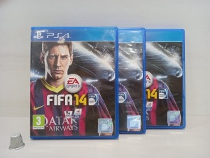 600 X BRAND NEW BOXED PS4 FIFA 14 GAME - IN 20 BOXES