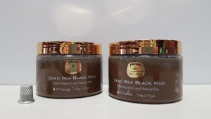 12 X BRAND NEW KEDMA DEAD SEA BLACK MUD WITH VITAMIN E AND NATURAL OILS (550G) TOTAL RRP $839.40