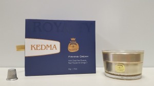 2 X BRAND NEW KEDMA ROYALTY FIRMING CREAM WITH DEAD SEA MINERALS, PEARL POWDER & OMEGA 3 (50G) -EXP 21/01/2022 TOTAL RRP $1,599.90