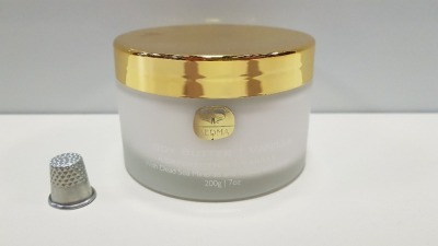 6 X BRAND NEW KEDMA BODY BUTTER / VANILLA WITH DEAD SEA MINERALS AND COCOA SEED BUTTER (200G) TOTAL RRP $599.70