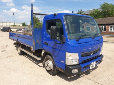 BLUE MITSUBISHI FUSO CANTER 7C15 34. ( DIESEL ) Reg : WX17YFL, Mileage : 52,778 Details: FIRST REGISTERED 2/5/2017 2 KEYS FULLY OPERATING TIPPING BODY CRUISE CONTROL 7490KG GROSS WEIGHT 2998CC