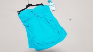 14 X BRAND NEW SPANX SWIMWEAR AQUA TWIST TOP TANKINI SIZE MEDIUM RRP $34.99 - TOTAL $489.86