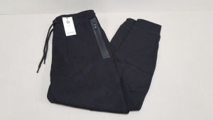 12 X BRAND NEW JACK & JONES BLACK SWEATPANTS SIZE LARGE