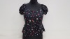 60 X BRAND NEW DOROTHY PERKINS FLOWER DETAILED DITSY TOPS UK SIZE 6 AND 14