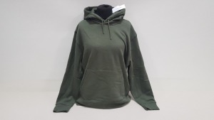 20 X BRAND NEW TOPMAN KHAKI HOODED JUMPERS SIZE XL RRP £25.00