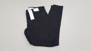 17 X BRAND NEW TOPSHOP BLACK DENIM LEIGH JEANS UK SIZE 8 RRP £38.00