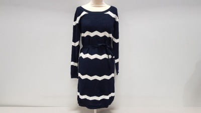 17 X BRAND NEW MAMALICIOUS DORIA KNIT DRESS SALUTE- SNOWHITE SIZE XL RRP £40.00