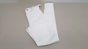 15 X BRAND NEW TOPSHOP JONI WHITE DENIM SKINNY JEANS UK SIZE 8 RRP £36.00 (PICK LOOSE)