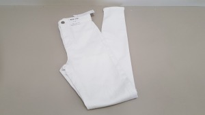 15 X BRAND NEW TOPSHOP JONI WHITE DENIM SKINNY JEANS UK SIZE 8 RRP £36.00 (PICK LOOSE)