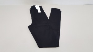 15 X BRAND NEW TOPSHOP JONI BLACK DENIM JEANS UK SIZE 10 AND 12 RRP £38.00 (PICK LOOSE)