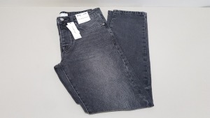 14 X BRAND NEW TOPMAN STRAIGHT CHARCOAL DENIM JEANS SIZE W30 L32