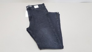 10 X BRAND NEW TOPSHOP CHARCOAL JAMIE DENIM JEANS UK SIZE 16 RRP £42.00