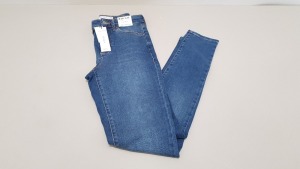 10 X BRAND NEW TOPSHOP LEIGH BLUE DENIM JEANS UK SIZE 8 RRP £38.00