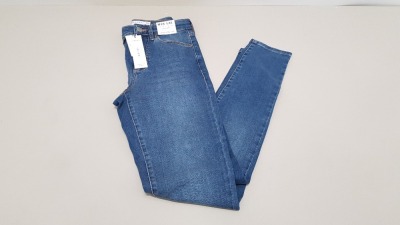 10 X BRAND NEW TOPSHOP LEIGH DENIM SKINNY JEANS UK SIZE 8 RRP £38.00