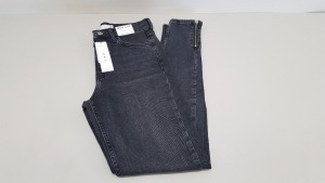 10 X BRAND NEW TOPSHOP CHARCOAL JAMIE DENIM JEANS UK SIZE 8 RRP £42.00