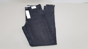 10 X BRAND NEW TOPSHOP CHARCOAL JAMIE DENIM JEANS UK SIZE 16 RRP £42.00